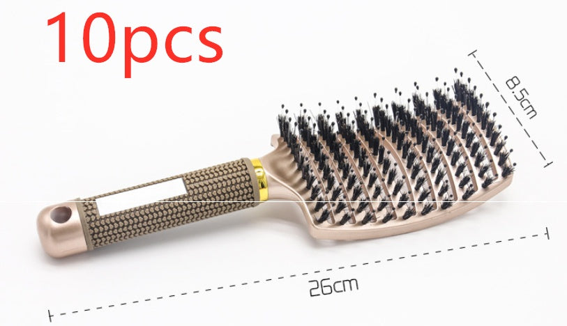 Hairbrush Anti Kit Brushy Women Detangler Hair Brush Bristle Nylon Scalp Massage Teaser Hair Brush Comb Hairbrush Anti Kit Brushy Women Detangler Hair Brush Bristle Nylon Scalp Massage Teaser Hair Brush Comb